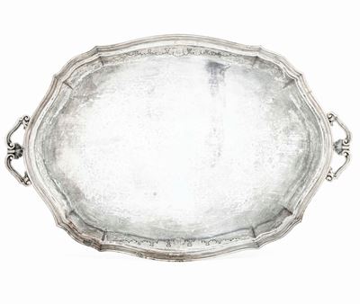 Vassoio. Argenteria Italiana del XX Secolo per Codevilla Genova