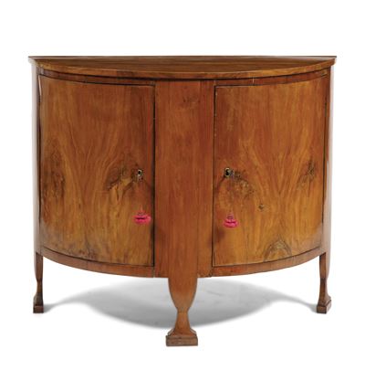 Credenza Demi-lune a Due Ante. XIX Secolo