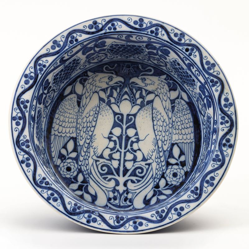 Galileo Chini : Arte della Ceramica, Firenze 1900 ca  - Asta 100 Capolavori in Ceramica e Vetro del '900 Italiano - Cambi Casa d'Aste