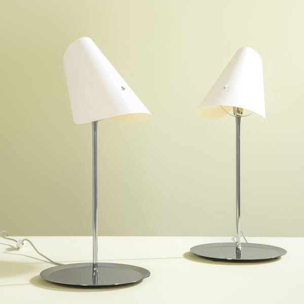 Due lampade da tavolo mod. Rue Férou