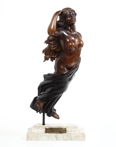 Modello in Legno Scolpito della Polena del Brigantino N.s. del Rosario