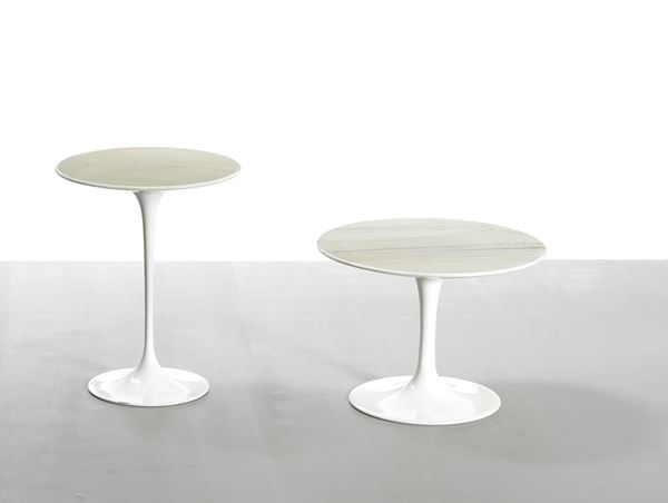 Eero Saarinen - Due tavoli bassi della serie Tulip