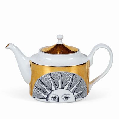 Grande e Rara Teiera “soli”milano, 2000 Circadesign di Barnaba Fornasetti