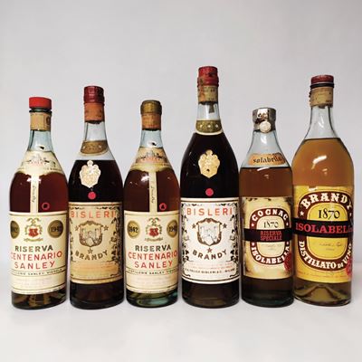 Bisleri Centenario, Isolabella, Cognac & Brandy