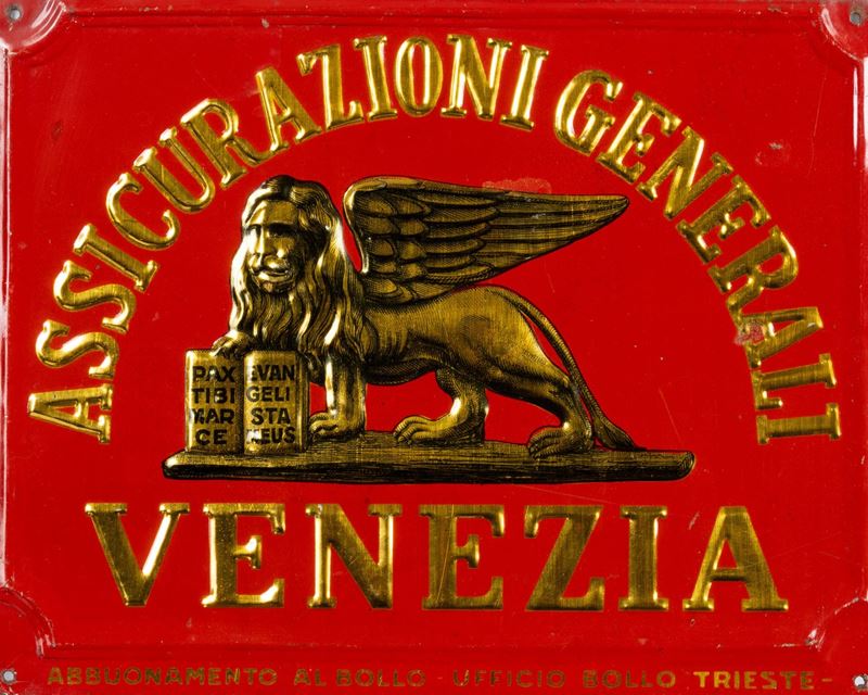 Assicurazione Generali - Venezia  - Auction POP Culture and Vintage Posters - Cambi Casa d'Aste