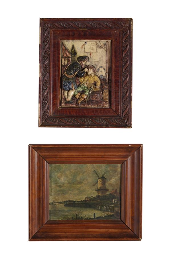 Due dipinti diversi. XIX-XX secolo
