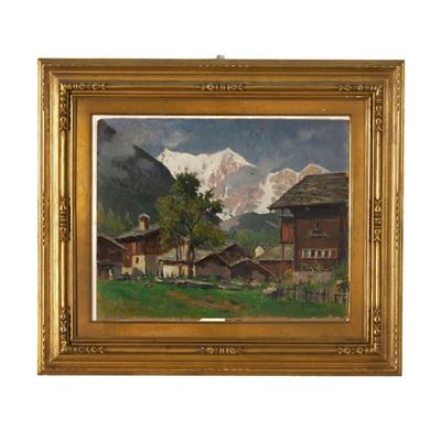 Paesaggio Montano con Baite