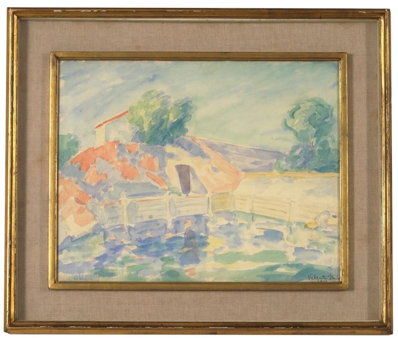 Italo Valenti : Senza titolo  - olio su tela - Auction 19th and 20th Century Paintings - Cambi Casa d'Aste