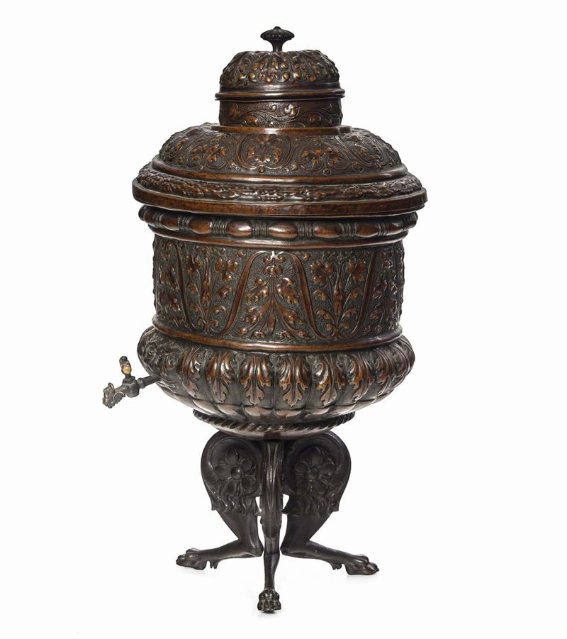 Raro lavamani. Arte barocca italiana o francese del XVII-XVII secolo  - Asta Scultura e Oggetti d'Arte - Cambi Casa d'Aste