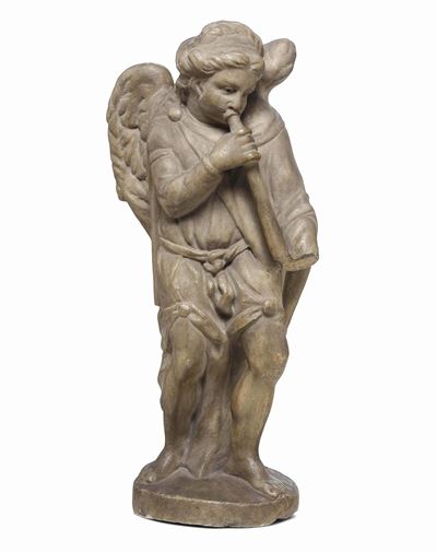 Angelo Musicante. Scultore Rinascimentale di Ambito Gaginesco, Probabilmente Sicilia. XV-XVI Seco...
