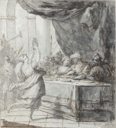 Scuola Bolognese del XVIII Secolo Banchetto di Erode
