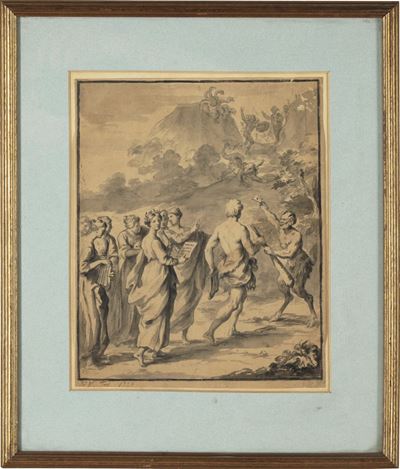 Scuola del XVIII Secolo Eracle e L'idra