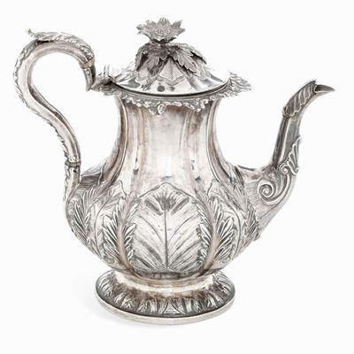 Teiera. Londra, 1831. Argentiere John Watson & Son