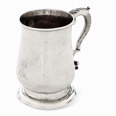 Mug. Londra 1773, Marchio Dell'argentiere Parziale di Difficile Lettura