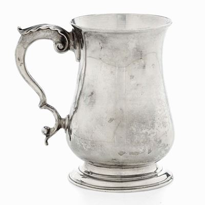 Mug. Londra 1768, Marchio Dell'argentiere I.s con Due Asterischi (non Identificato)