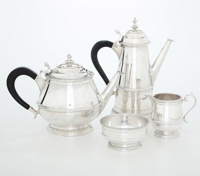 Servizio da Tè e Caffè. Argenteria Artistica Italiana del XX Secolo.