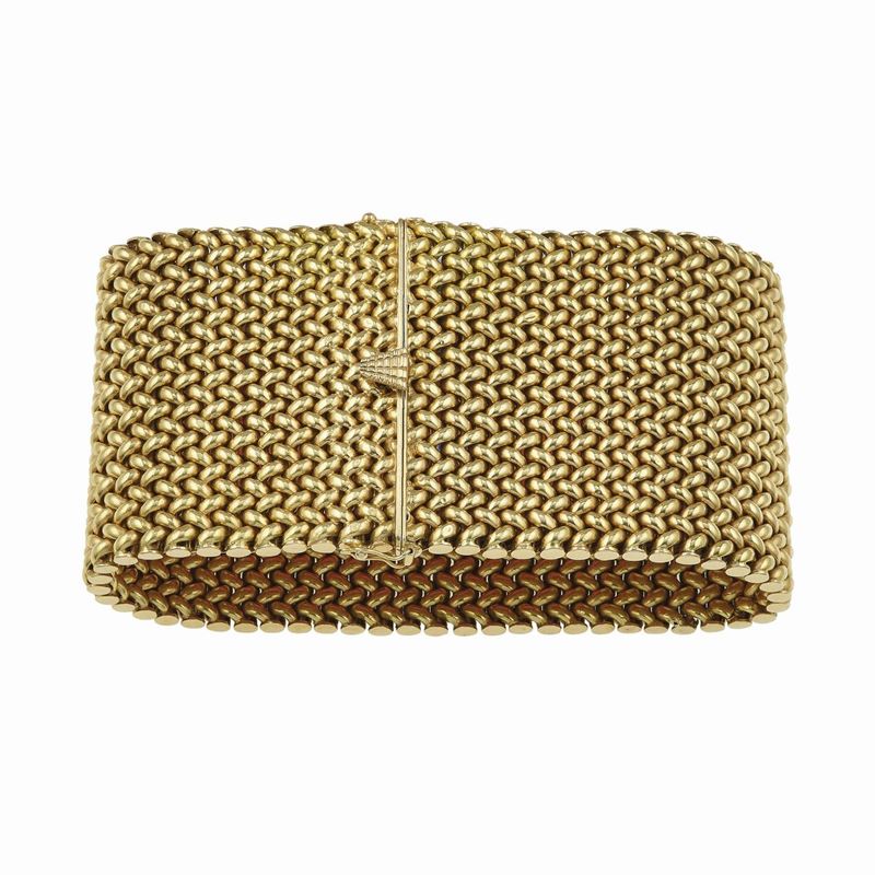 Bracciale a maglia  - Asta Fine Jewels - Cambi Casa d'Aste