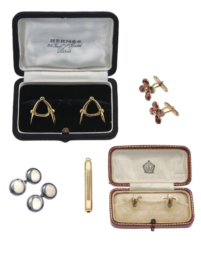 Group of gold and silver jewels  - Auction Jewels - Cambi Casa d'Aste
