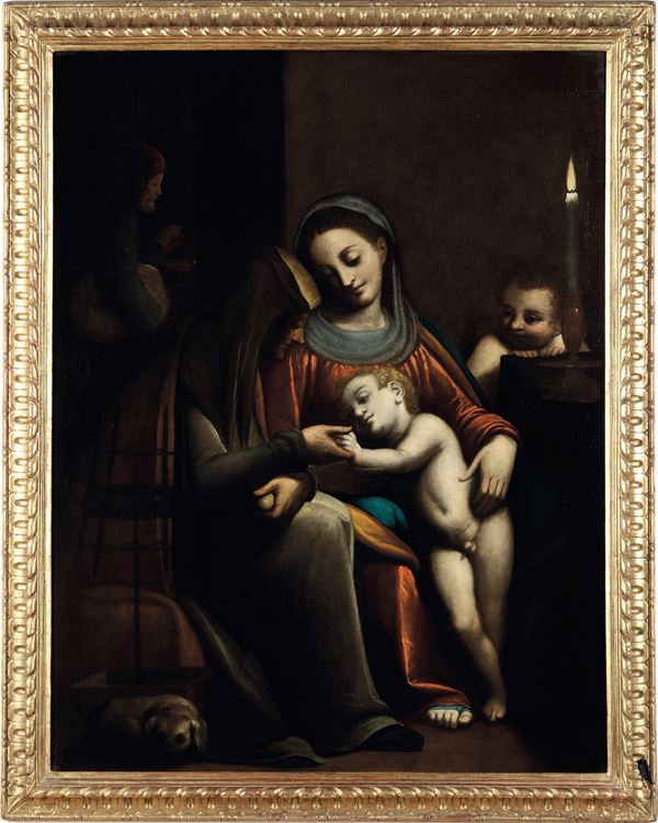 Luca Cambiaso - Madonna con Bambino e S. Anna