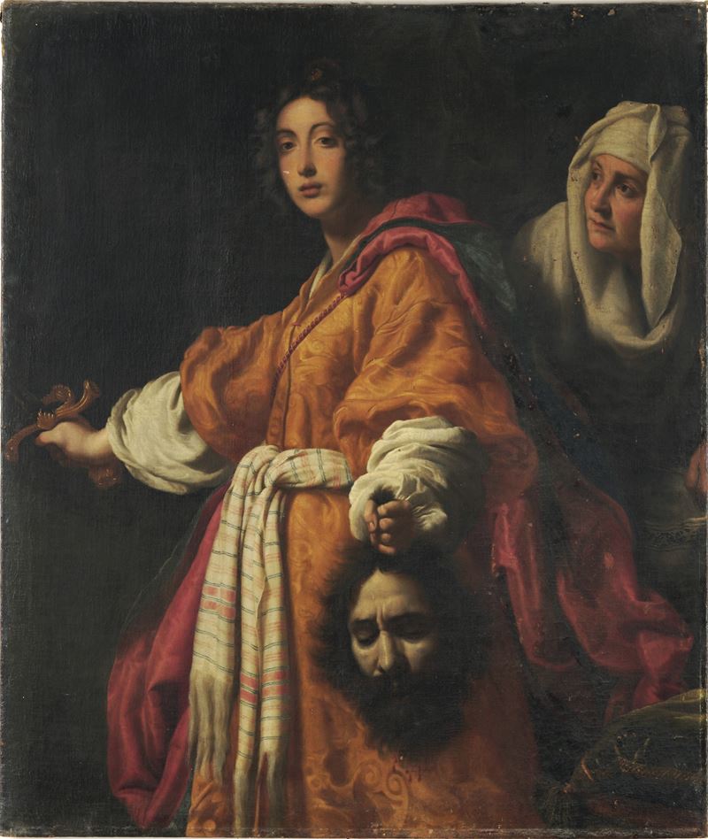 Cristofano Allori : Giuditta con la testa di Oloferne  - olio su tela - Asta Dipinti Antichi - Cambi Casa d'Aste