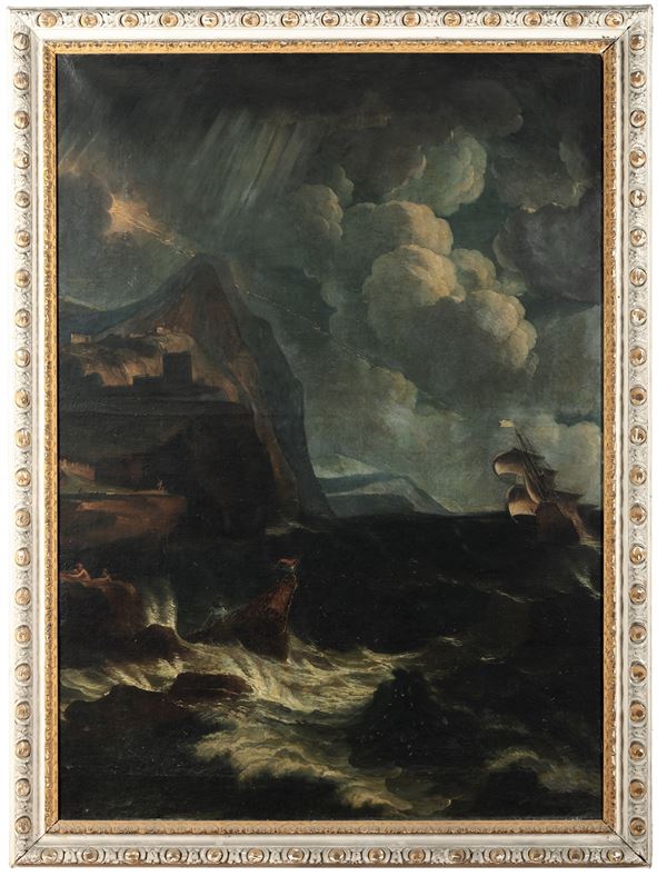 Pieter Mulier detto il Tempesta - Tempesta con naufragio