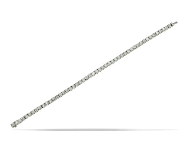 Diamond line bracelet