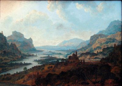 Paesaggio Collinare con Fiume
