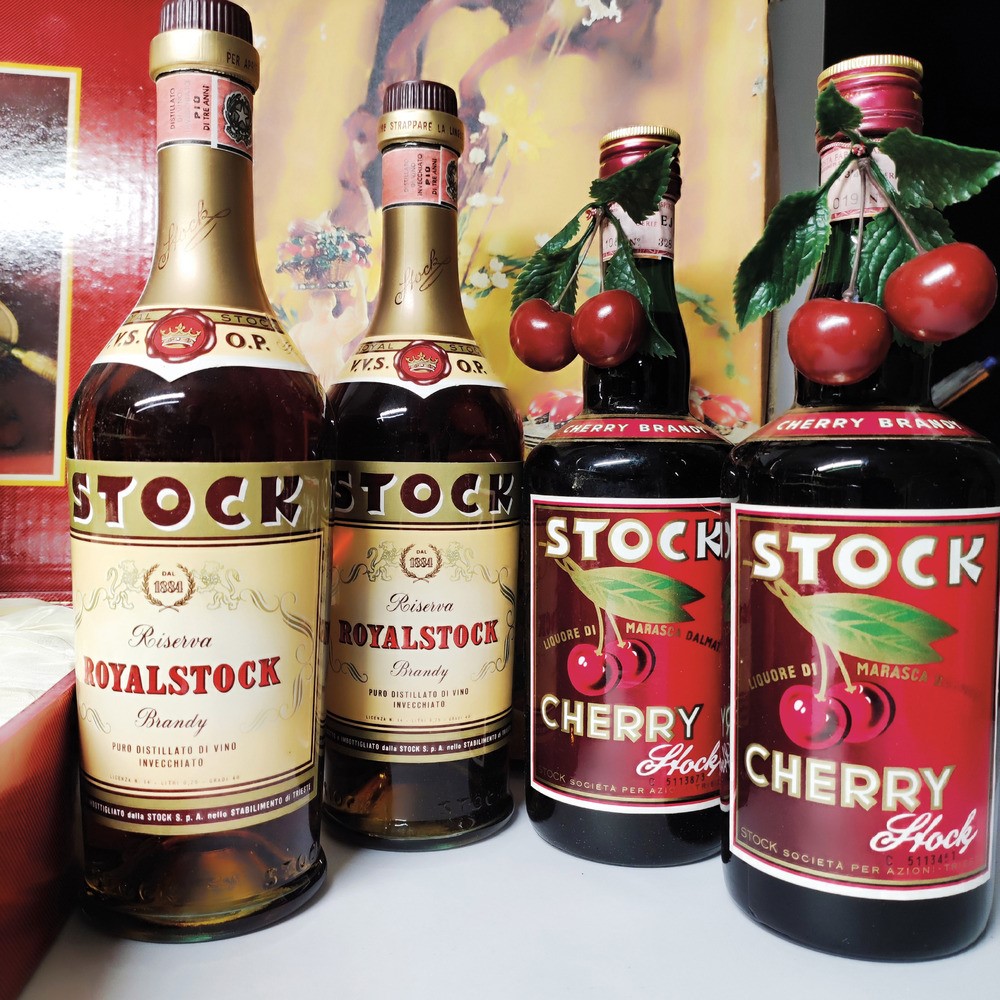 Royalstok Brandy, Cherry Stock, Long John, Tormore Glenlivet, Scotch Whisky