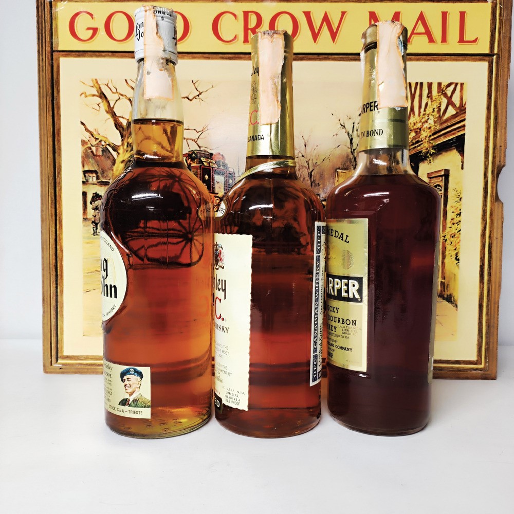 I.w.harper Bourbon, Long John, Schenley, Scotch Whisky