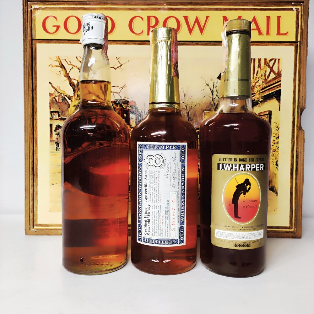 I.w.harper Bourbon, Long John, Schenley, Scotch Whisky