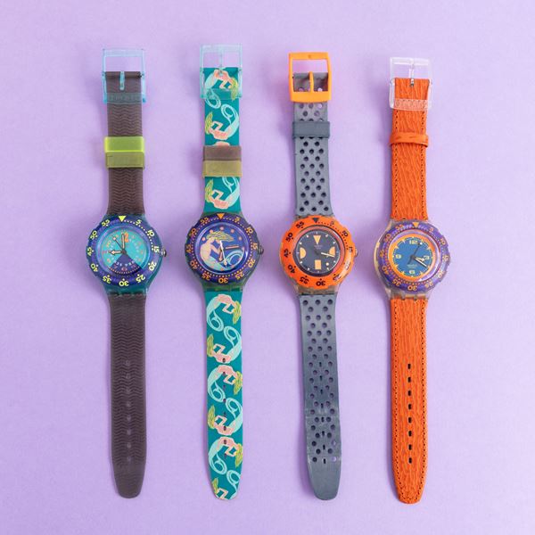 Quattro orologi Swatch Scuba