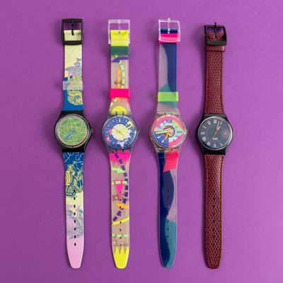 Quattro Swatch Nos:swatch The Globe Swatch North Poleswatch Beach Volleyswatch Barajas