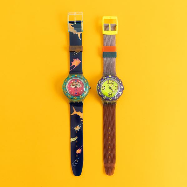 Due orologi Swatch Scuba