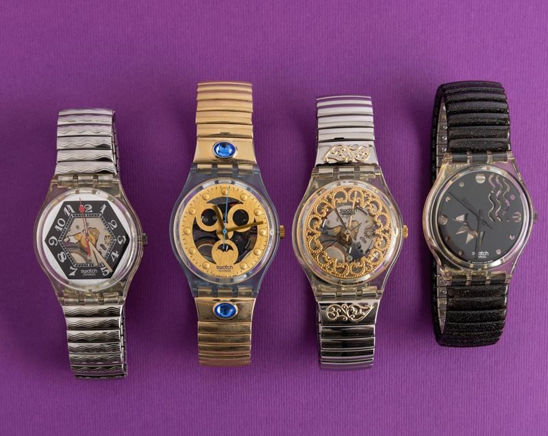 Quattro orologi Swatch  - Auction I Swatch very much - Cambi Casa d'Aste