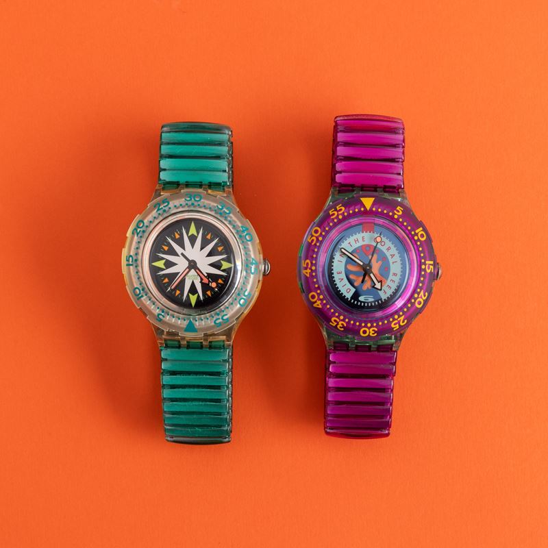 Due orologi Swatch  - Asta I Swatch very much - Cambi Casa d'Aste