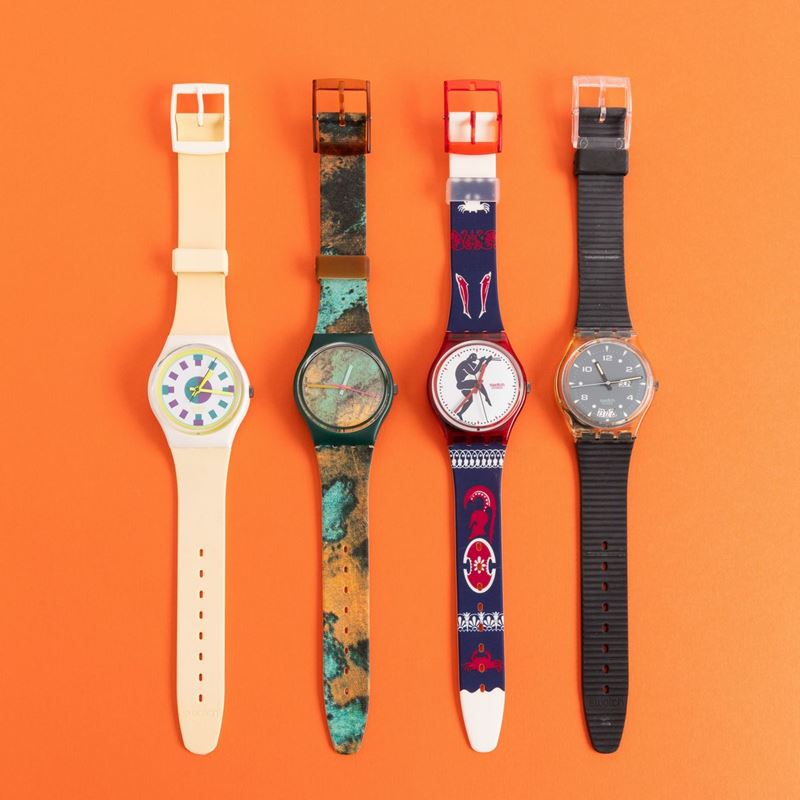 Quattro orologi Swatch  - Asta I Swatch very much - Cambi Casa d'Aste