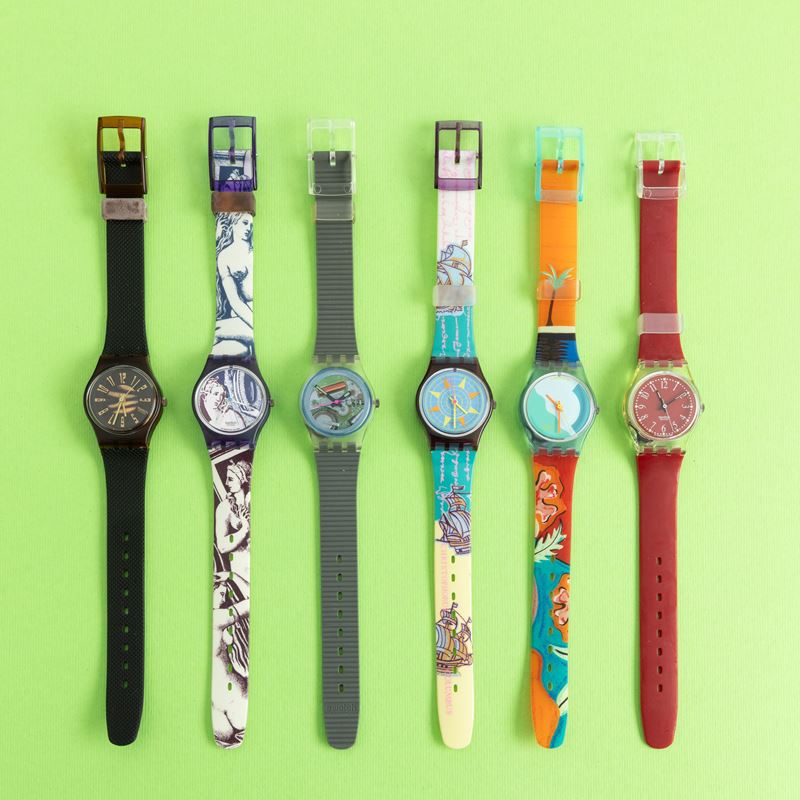 Sei orologi Swatch  - Auction I Swatch very much - Cambi Casa d'Aste
