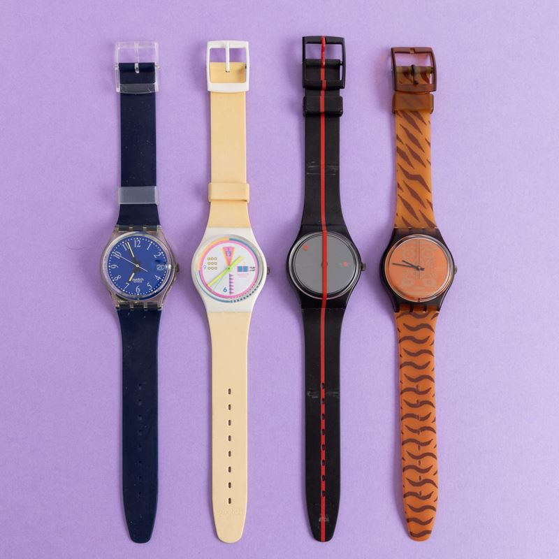 Quattro orologi Swatch  - Auction I Swatch very much - Cambi Casa d'Aste