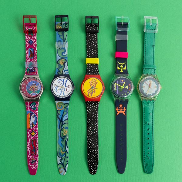 Cinque orologi Swatch