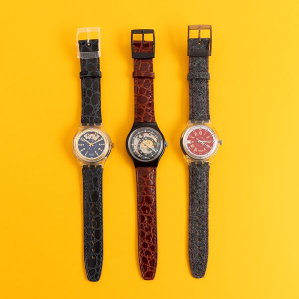 Tre orologi Swatch