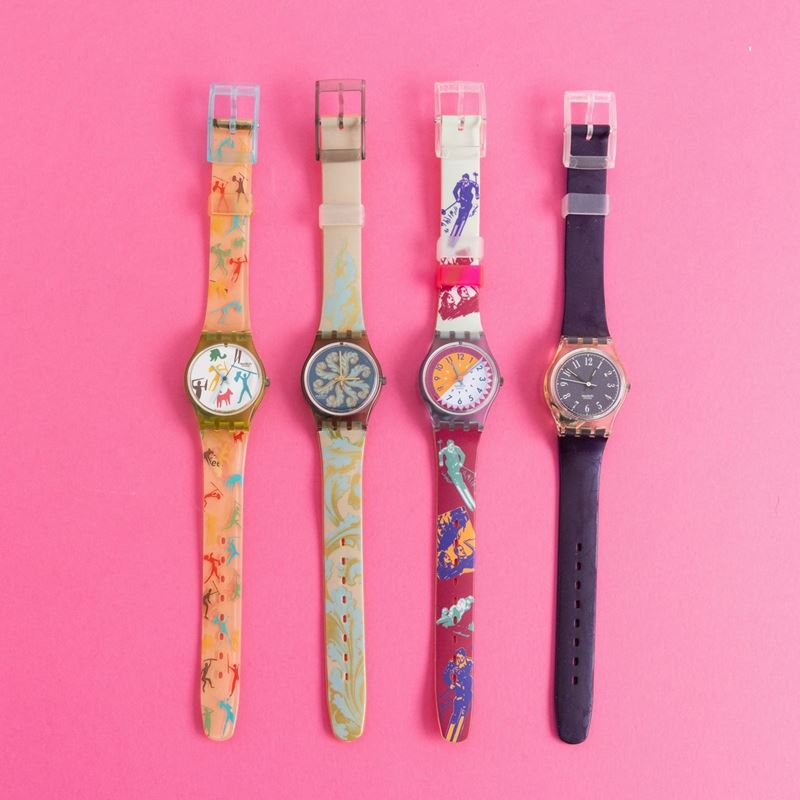 Quattro orologi Swatch  - Asta I Swatch very much - Cambi Casa d'Aste