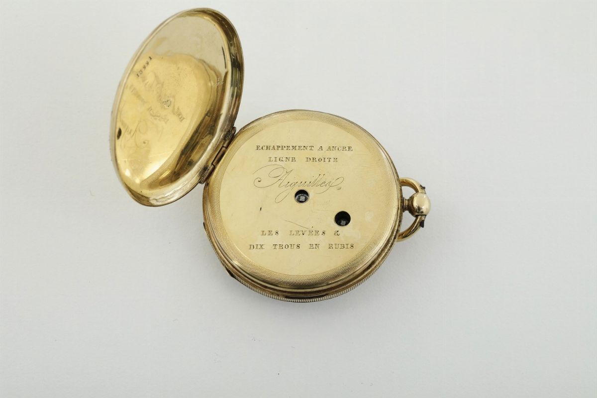 Orologio da Tasca in Oro Giallo Ref.13991, Aiguille