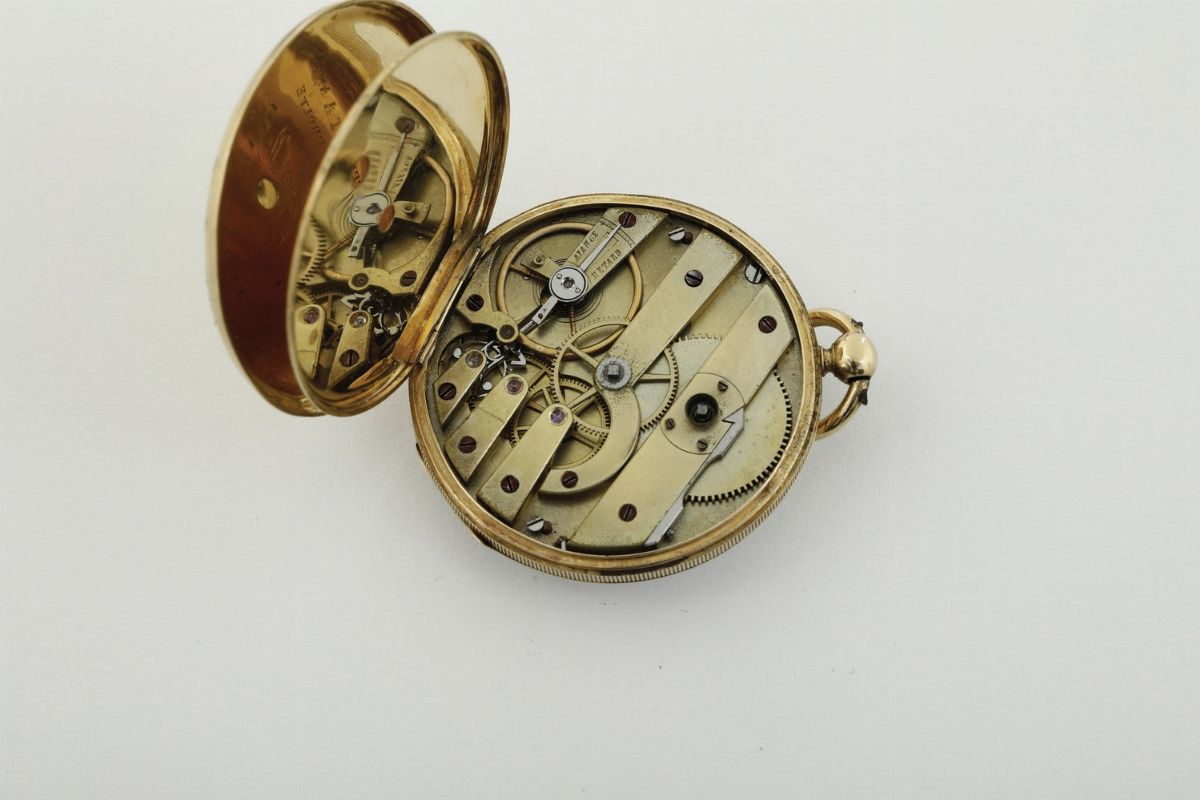 Orologio da Tasca in Oro Giallo Ref.13991, Aiguille