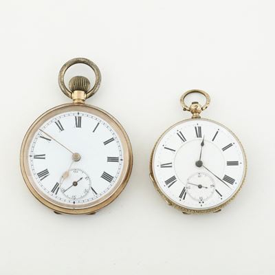 Due Orologi da Tasca in Oro 14k