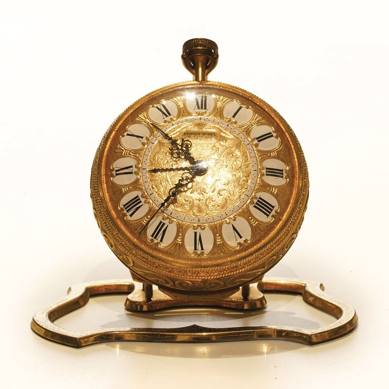 Orologio da tavolo Ernest Borel, XX secolo  - Asta Pendole e orologi  - Cambi Casa d'Aste