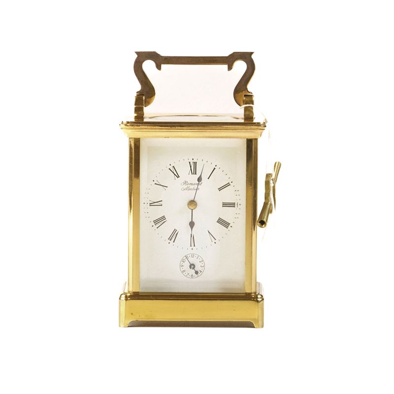 Officielle rettangolare due quadranti, Francia Romanet Morbier  - Auction Pendulum and clocks - Cambi Casa d'Aste