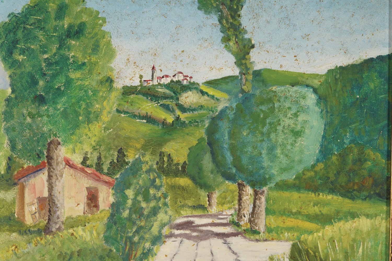Lionello Scacchetti (XX Secolo) Paesaggio