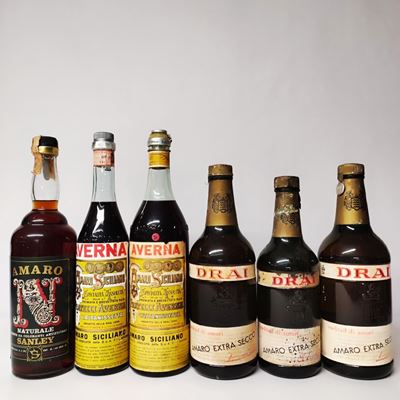 Sanley, Averna, Saronno Drai, Amari
