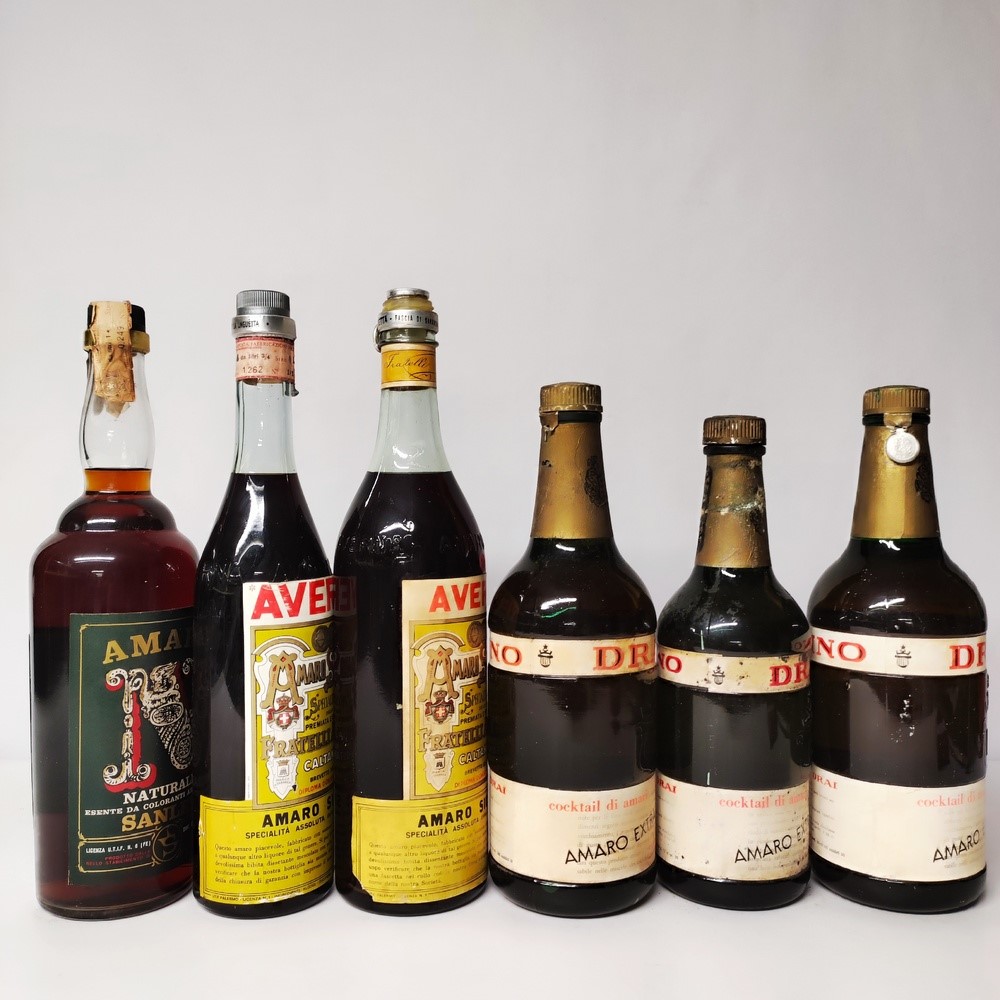 Sanley, Averna, Saronno Drai, Amari