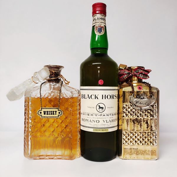 Gold Star, Black Horse, Red Hills, Scotch Whisky